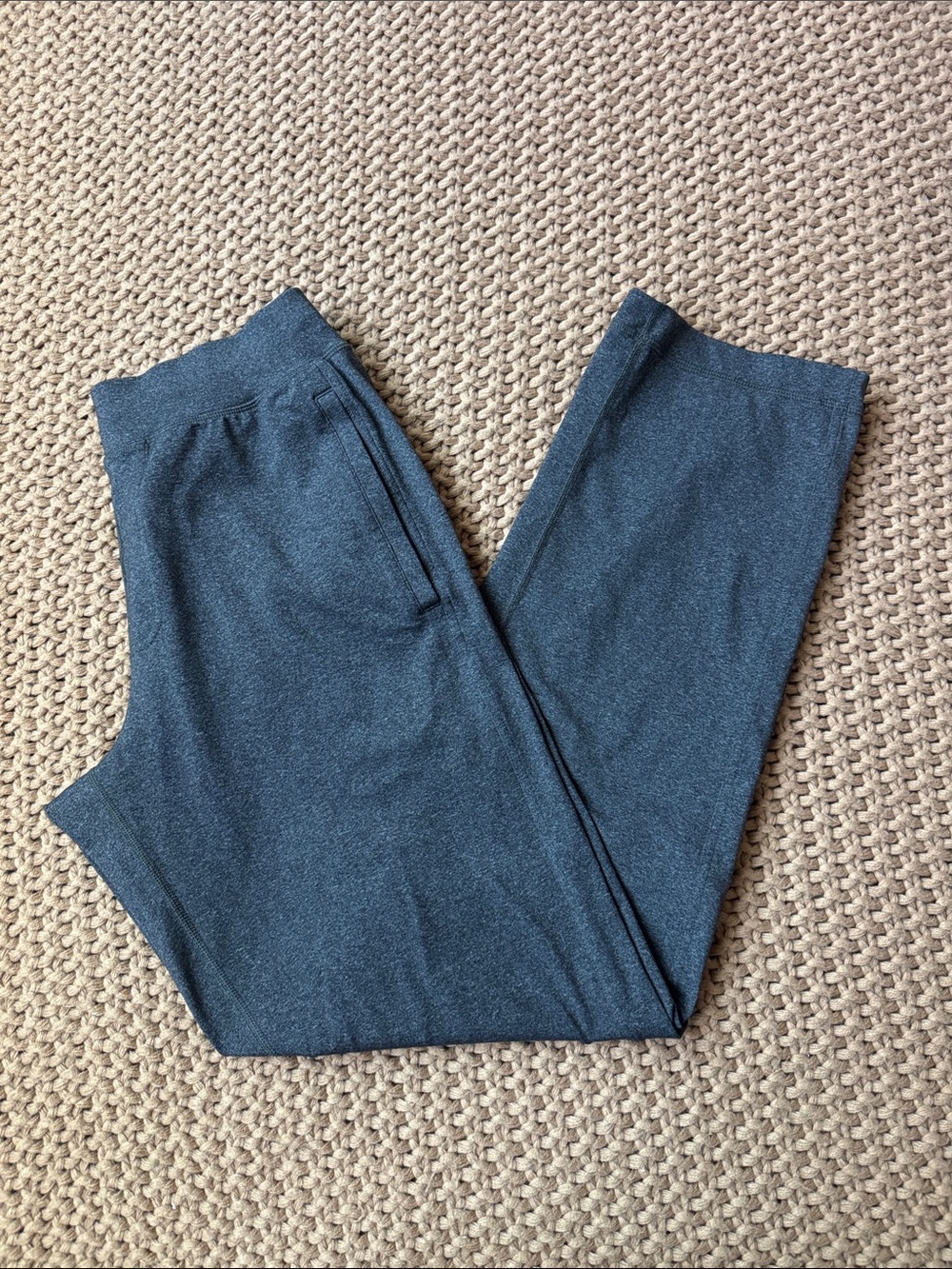 Lululemon Men’s Straight Leg Sweatpants Heather Charcoal Grey Size M